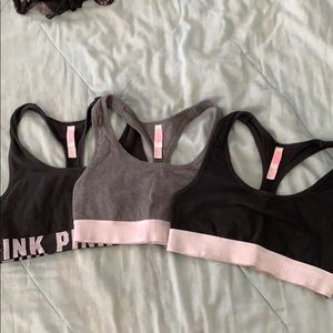 PINK Victoria Secret sports bras